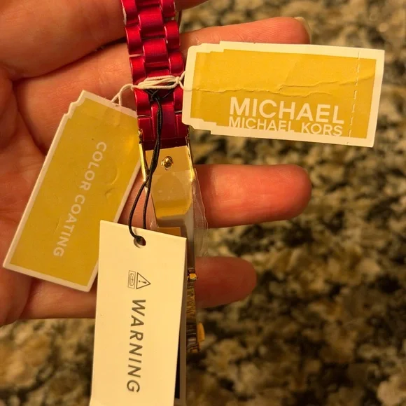 Michael Kors Vibrant Red Women's Watch - Picture 10 of 11